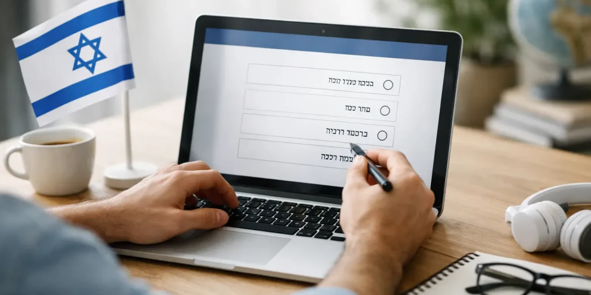 Тест на уровень иврита онлайн: как пройти с пользой